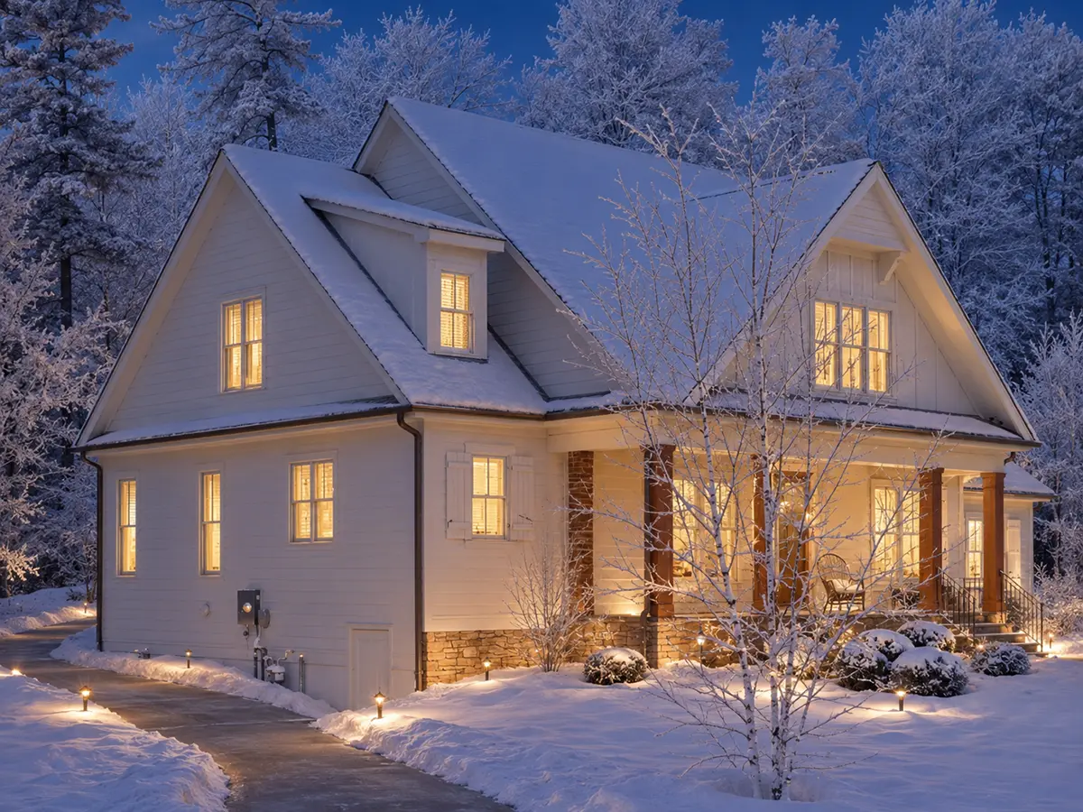 1.5-Story House Plan 2488 ft²: 4 Beds, Home Office, 3 Baths, Open Floor Plan, 2-Car Garage