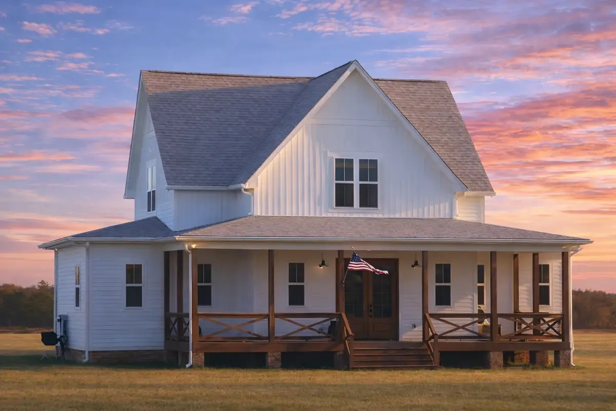 1.5-Story House Plan 2449 ft²: 4 Beds, 2.5 Baths, Open Floor Plan, without Garage