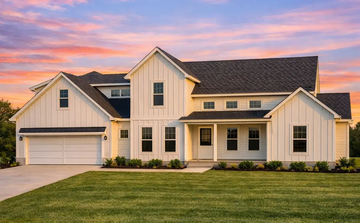2-Story House Plan 2557 ft²: 4 Beds, Home Office, 3.5 Baths, Open Floor Plan, 3-Car Garage