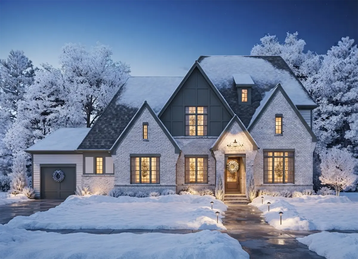 1.5-Story House Plan 3722 ft²: 4 Beds, 4.5 Baths, Open Floor Plan, 3-Car Garage