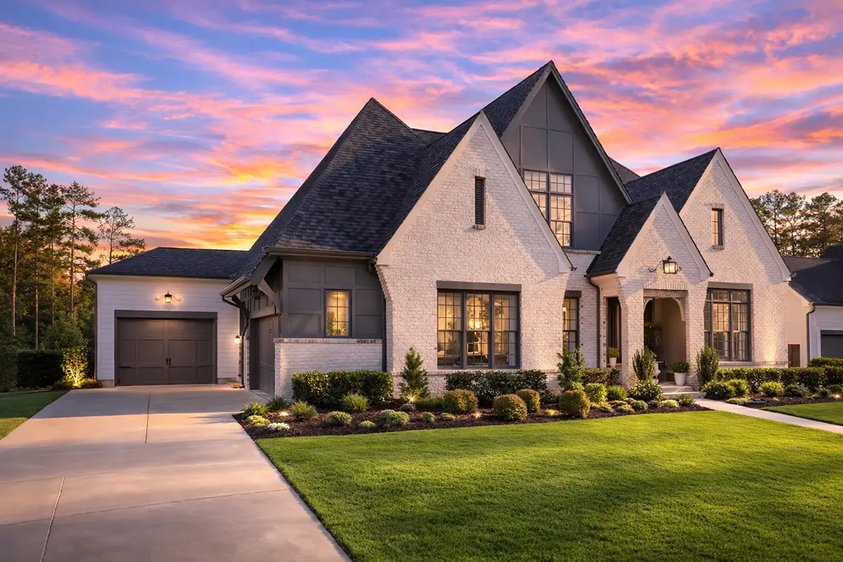 1.5-Story House Plan 3722 ft²: 4 Beds, 4.5 Baths, Open Floor Plan, 3-Car Garage