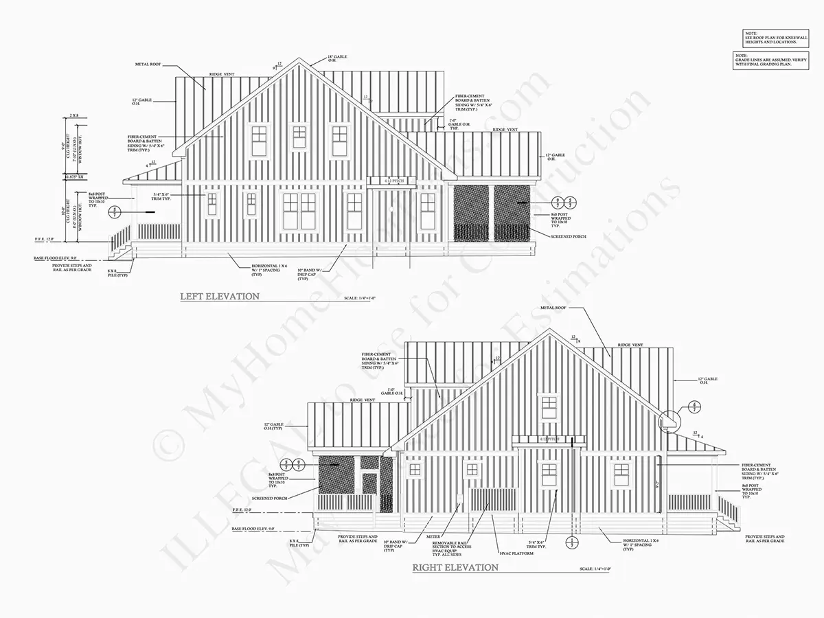 1.5-Story House Plan 2472 ft²: 4 Beds, 3.5 Baths, Open Floor Plan, without Garage