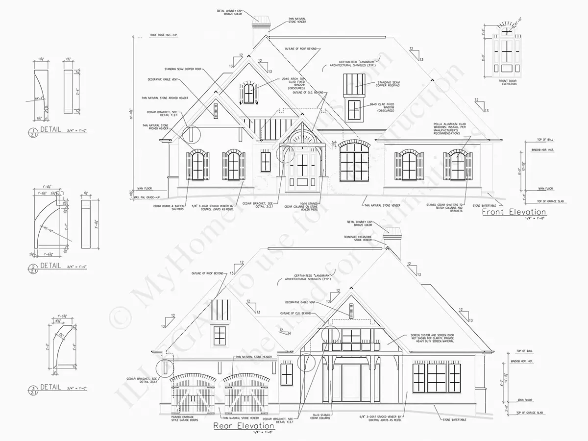 1-Story House Plan 2764 ft²: 2 Beds, Home Office, 3.5 Baths, Open Floor Plan, 2-Car Garage