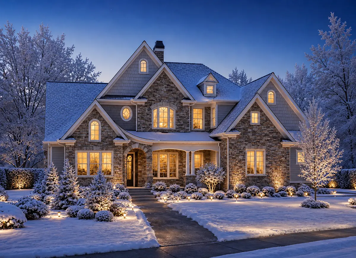 2-Story House Plan 3766 ft²: 4 Beds, Home Office, 3.5 Baths, 3-Car Garage