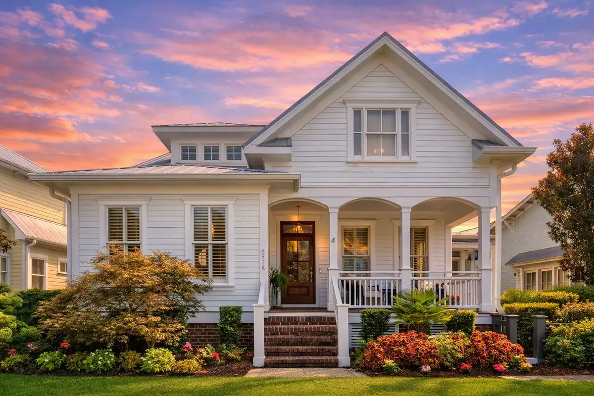 1.5-Story House Plan 1916 ft²: 4 Beds, 3 Baths, 2-Car Garage