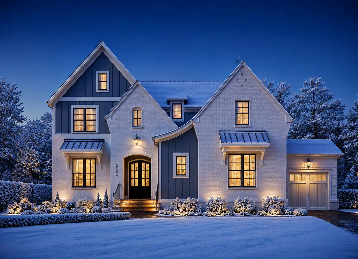 3-Story House Plan 4081 ft²: 4 Beds, Home Office, 6 Baths, Open Floor Plan, 3-Car Garage