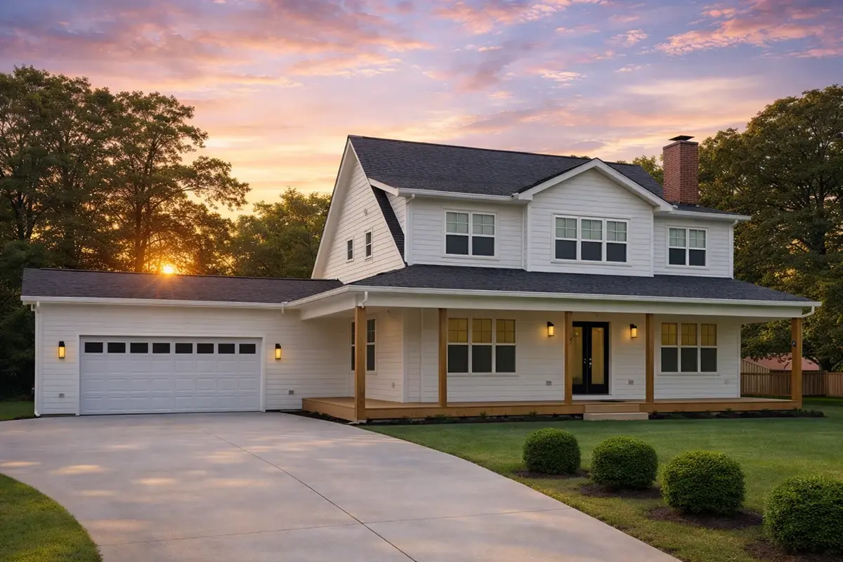 2-Story House Plan 2750 ft²: 4 Beds, 3.5 Baths, Open Floor Plan, 3-Car Garage