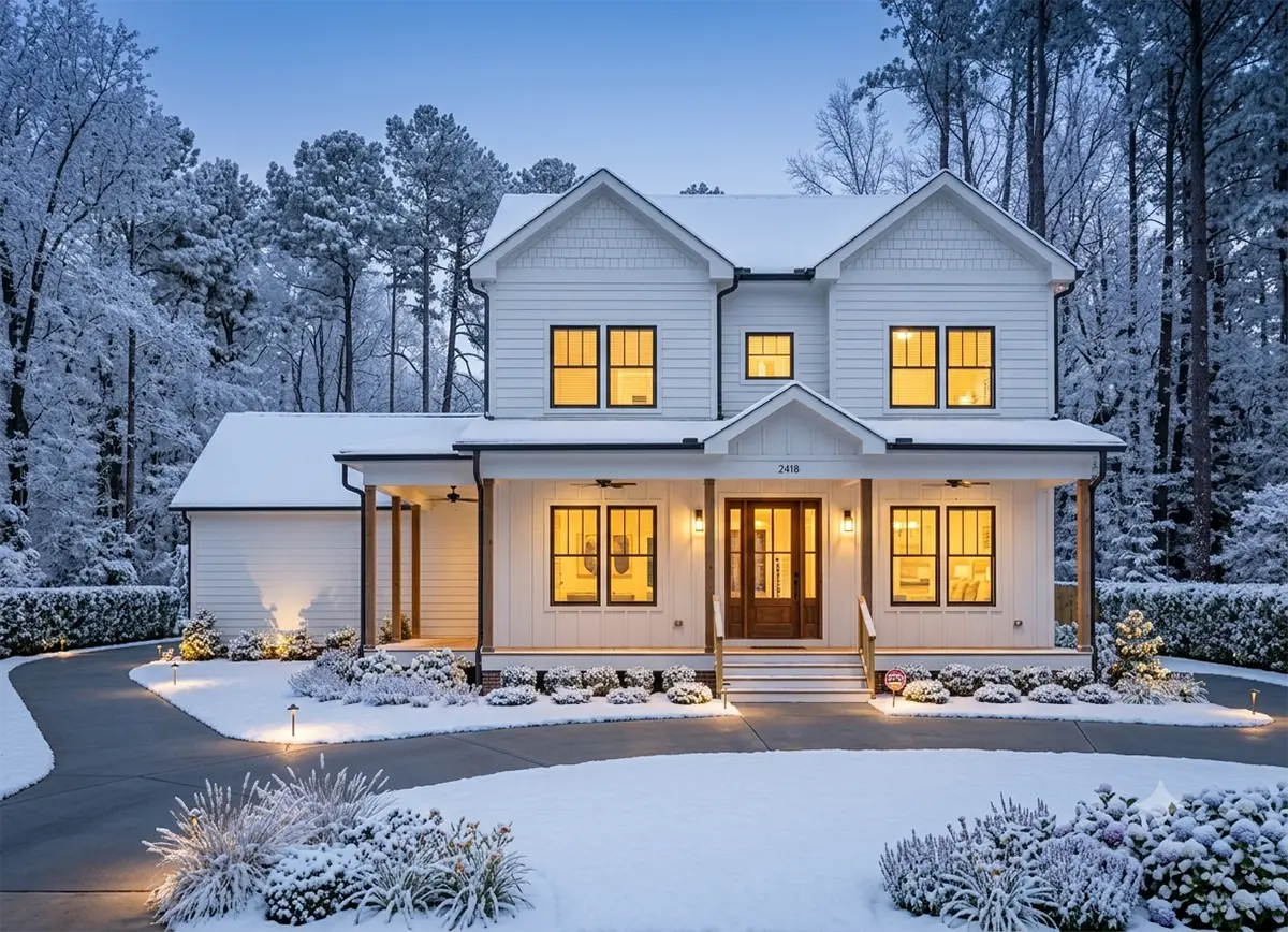 2-Story House Plan 2551 ft²: 4 Beds, Home Office, 4.5 Baths, Open Floor Plan, 2-Car Garage