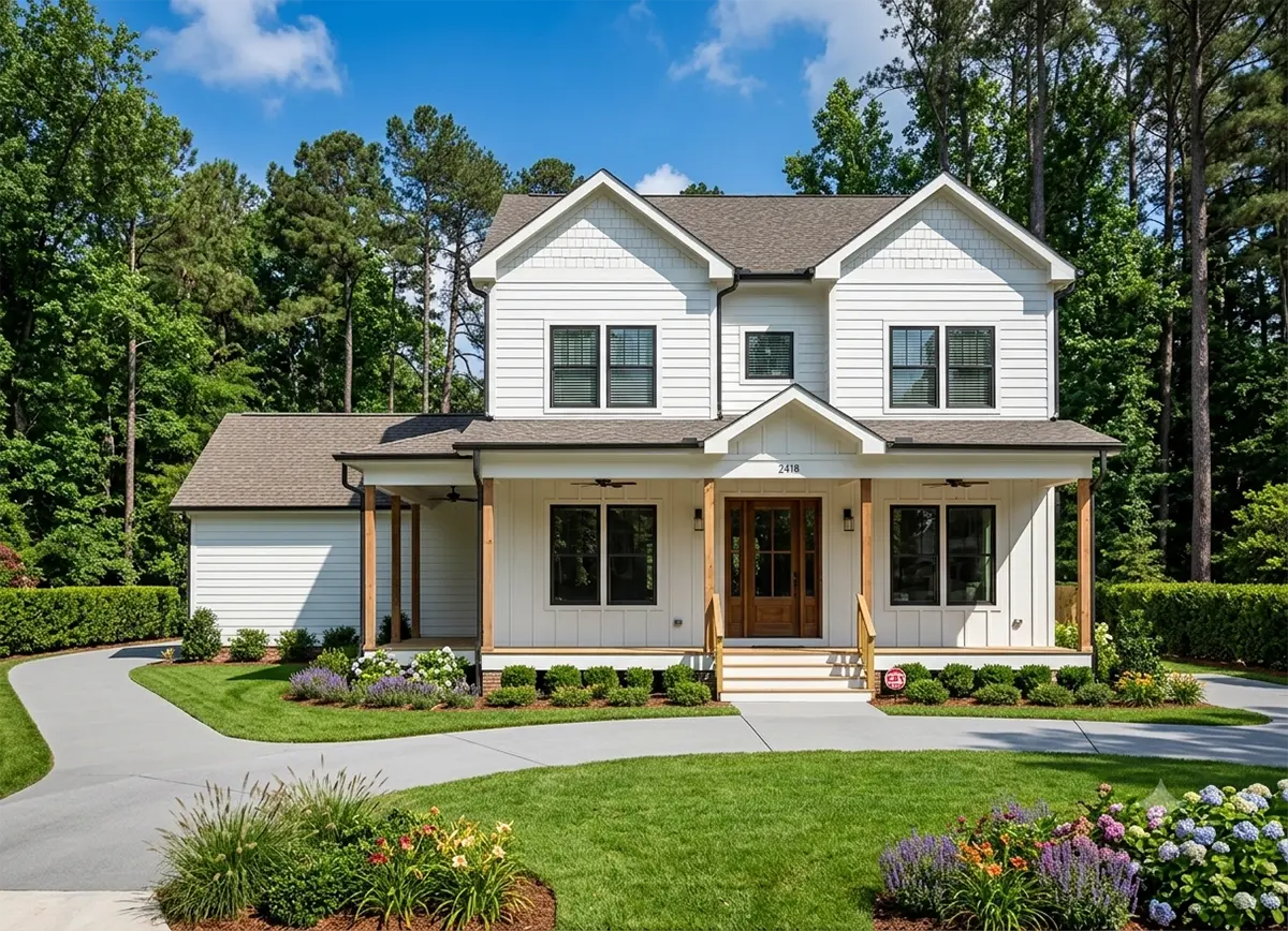 2-Story House Plan 2551 ft²: 4 Beds, Home Office, 4.5 Baths, Open Floor Plan, 2-Car Garage