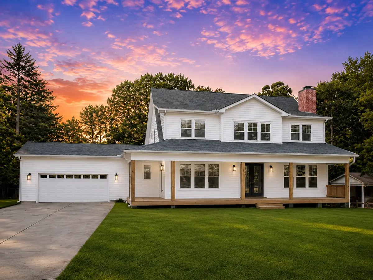 2-Story House Plan 2750 ft²: 4 Beds, 3.5 Baths, Open Floor Plan, 2-Car Garage