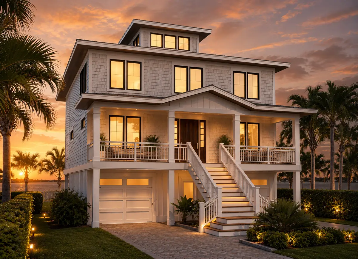 3-Story House Plan 3166 ft²: 6 Beds, 4.5 Baths, Open Floor Plan, 2-Car Garage