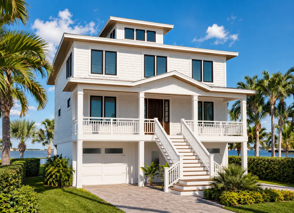 3-Story House Plan 3166 ft²: 6 Beds, 4.5 Baths, Open Floor Plan, 2-Car Garage