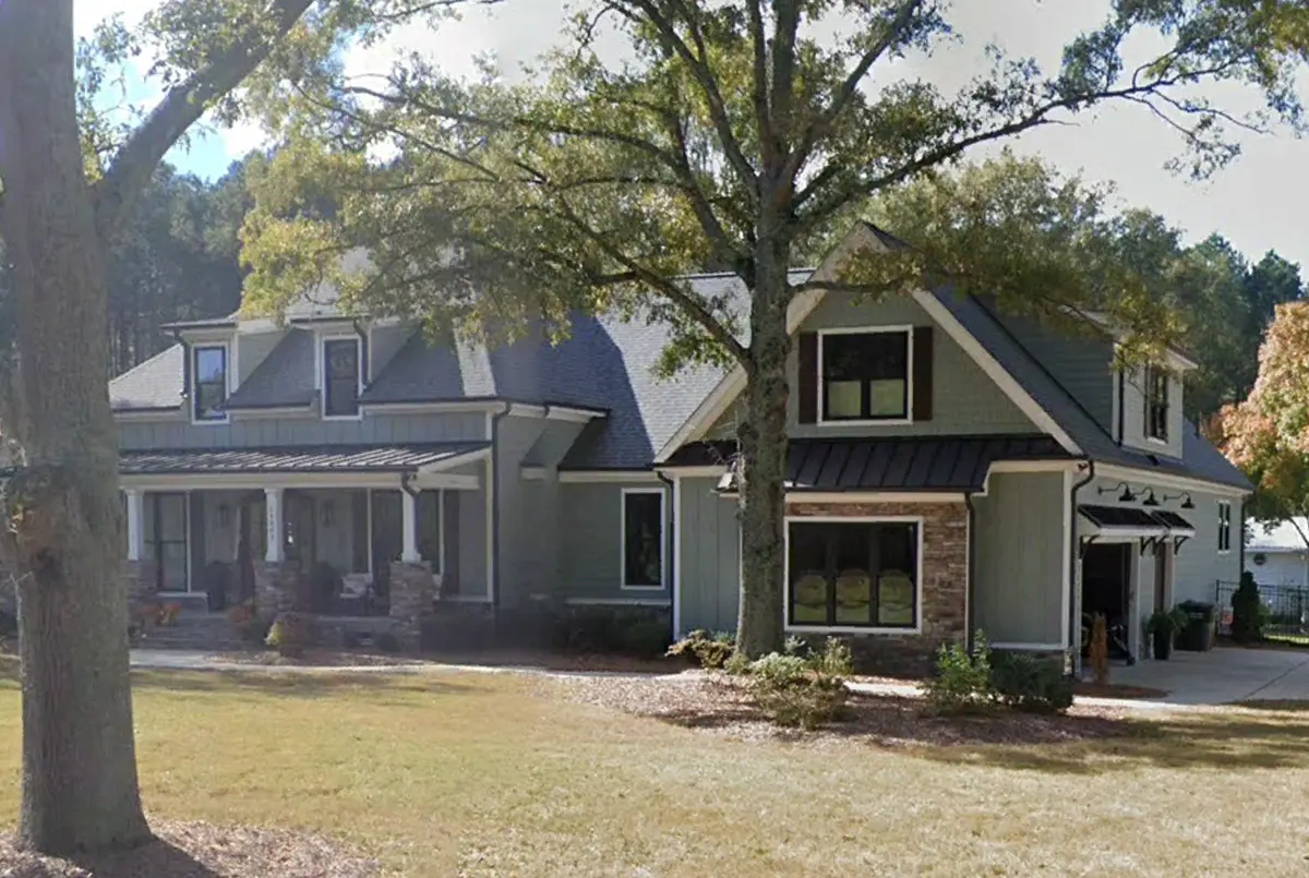 1.5-Story House Plan 3412 ft²: 4 Beds, Home Office, 3.5 Baths, Open Floor Plan, 2-Car Garage