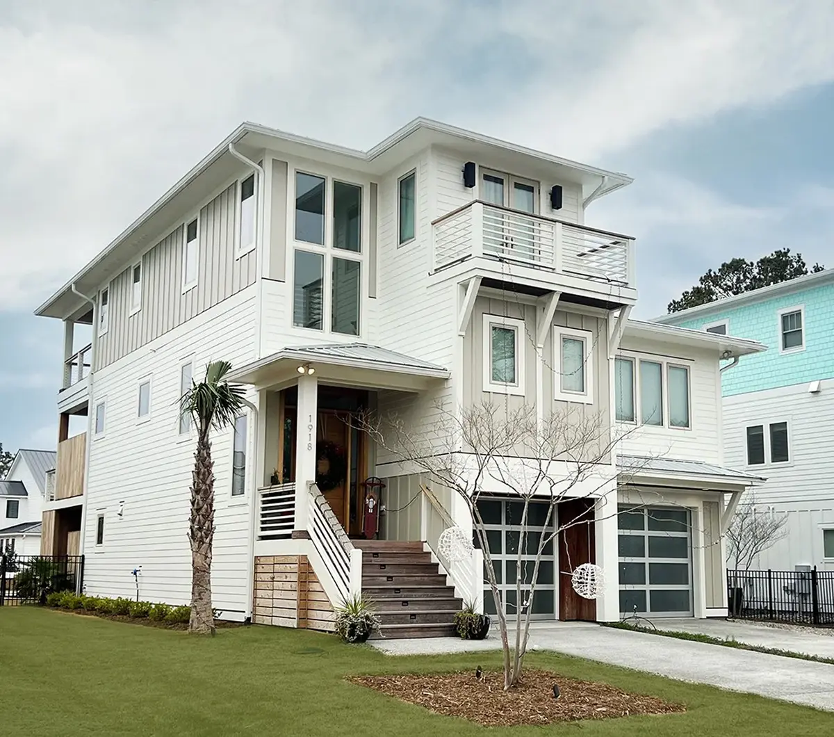 3-Story House Plan 3036 ft²: 4 Beds, 4.5 Baths, Open Floor Plan, 4-Car Garage