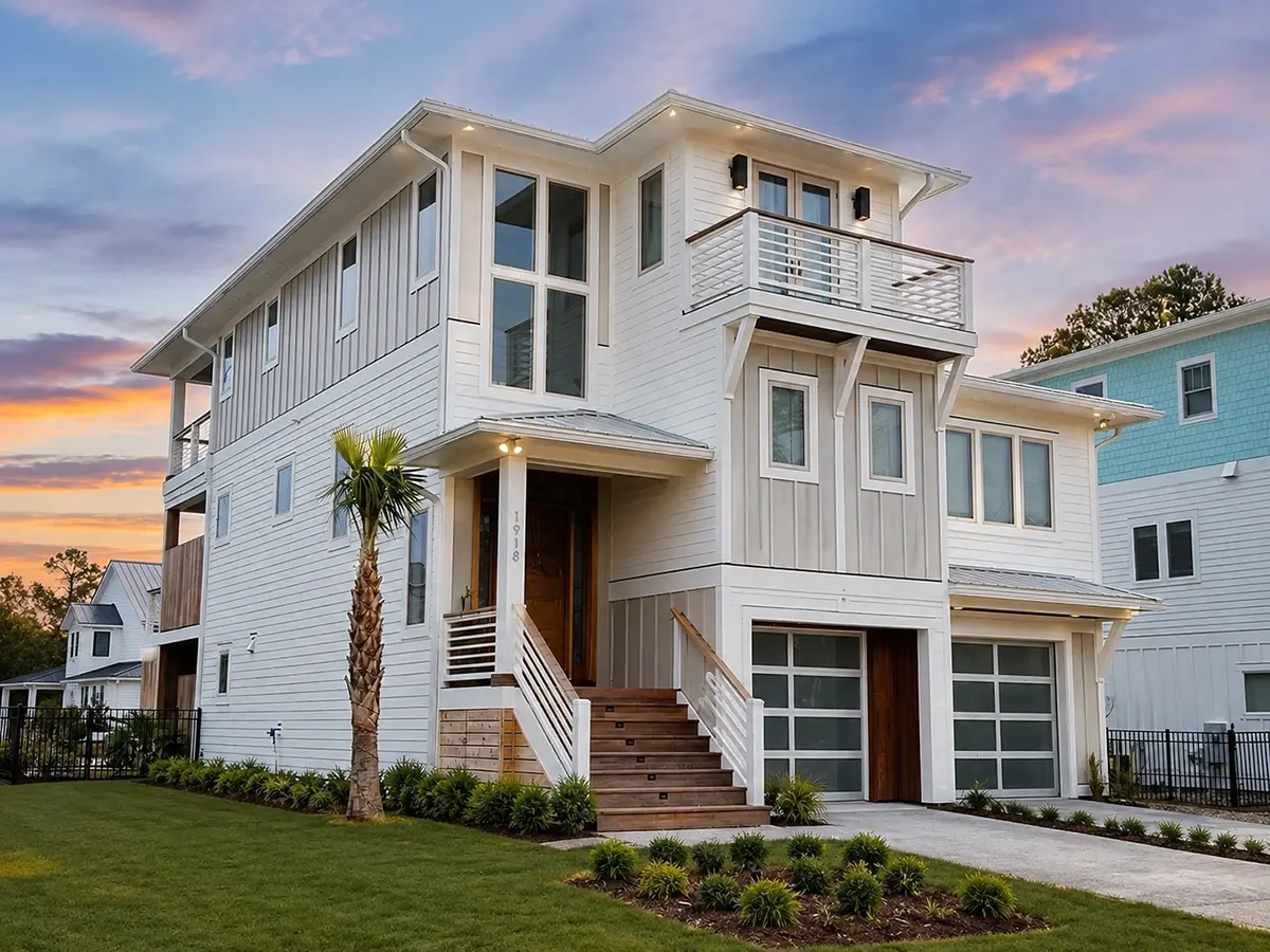 3-Story House Plan 3036 ft²: 4 Beds, 4.5 Baths, Open Floor Plan, 4-Car Garage
