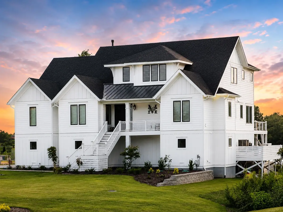 3-Story House Plan 4058 ft²: 4 Beds, Home Office, 4 Baths, 3-Car Garage
