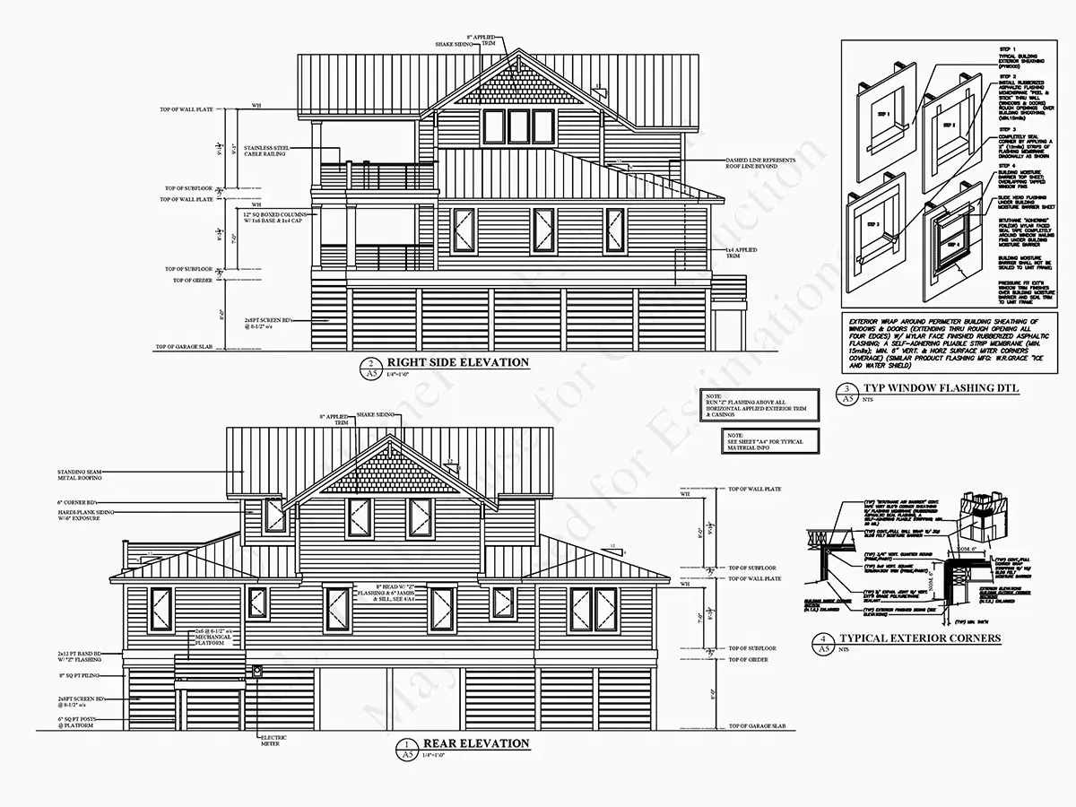 3-Story House Plan 2960 ft²: 3 Beds, 2.5 Baths, Open Floor Plan, 2-Car Garage
