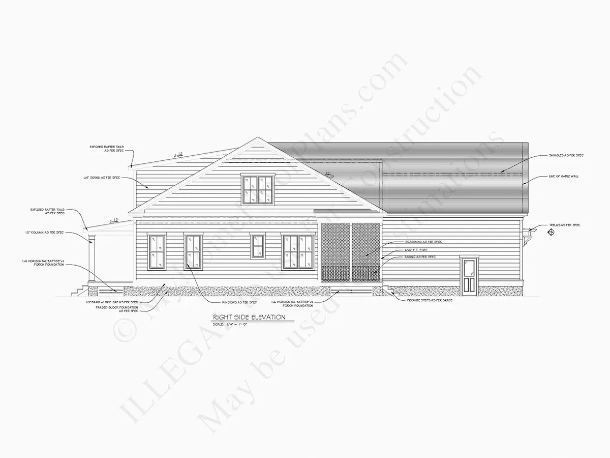 2-Story House Plan 2243 ft²: 3 Beds, 3.5 Baths, 2-Car Garage