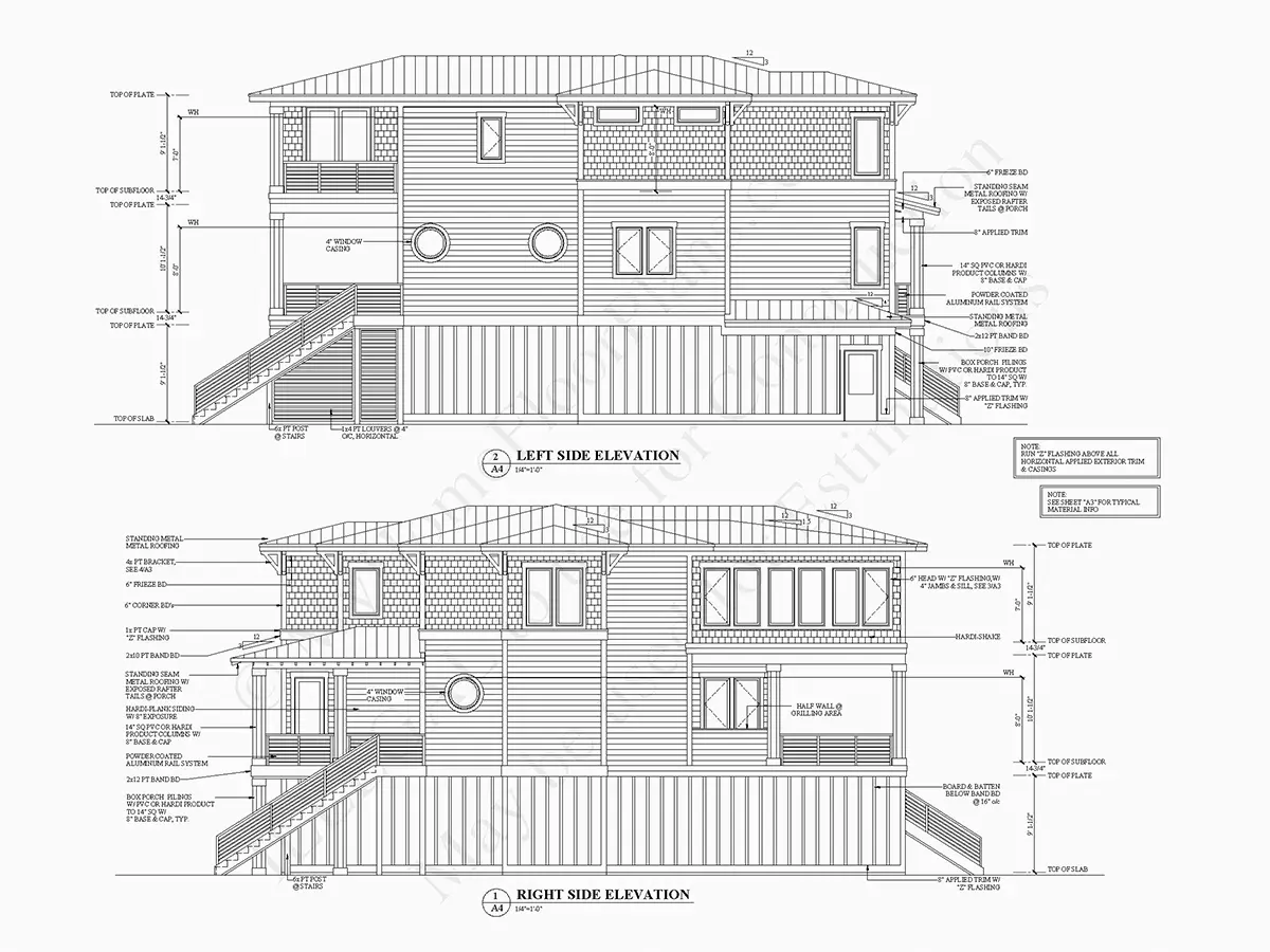 3-Story House Plan 3005 ft²: 4 Beds, Home Office, 4 Baths, Open Floor Plan, 2-Car Garage