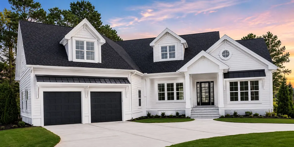 1.5-Story House Plan 2827 ft²: 4 Beds, 3.5 Baths, Open Floor Plan, 2-Car Garage