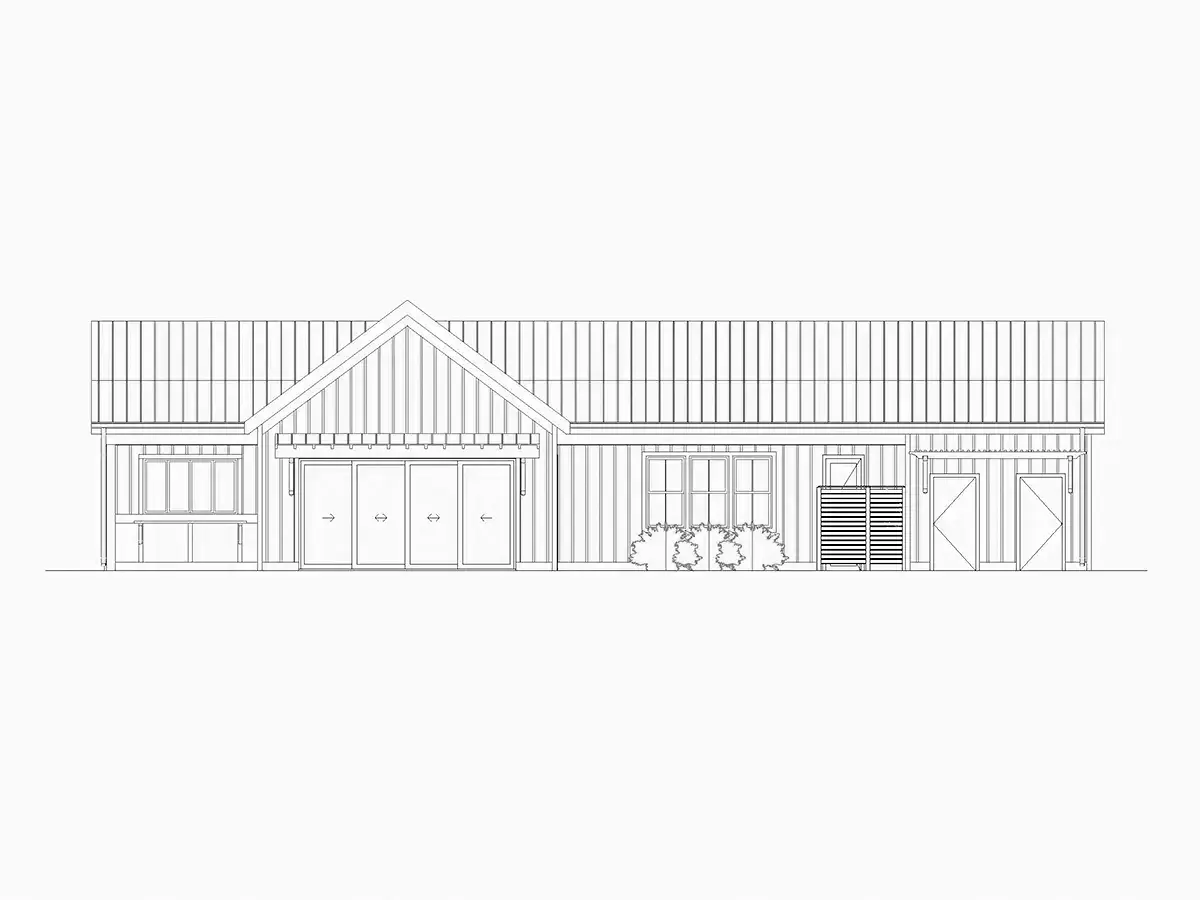 1-Story House Plan 982 ft²: 1 Beds, 1 Baths, Open Floor Plan, 1-Car Garage