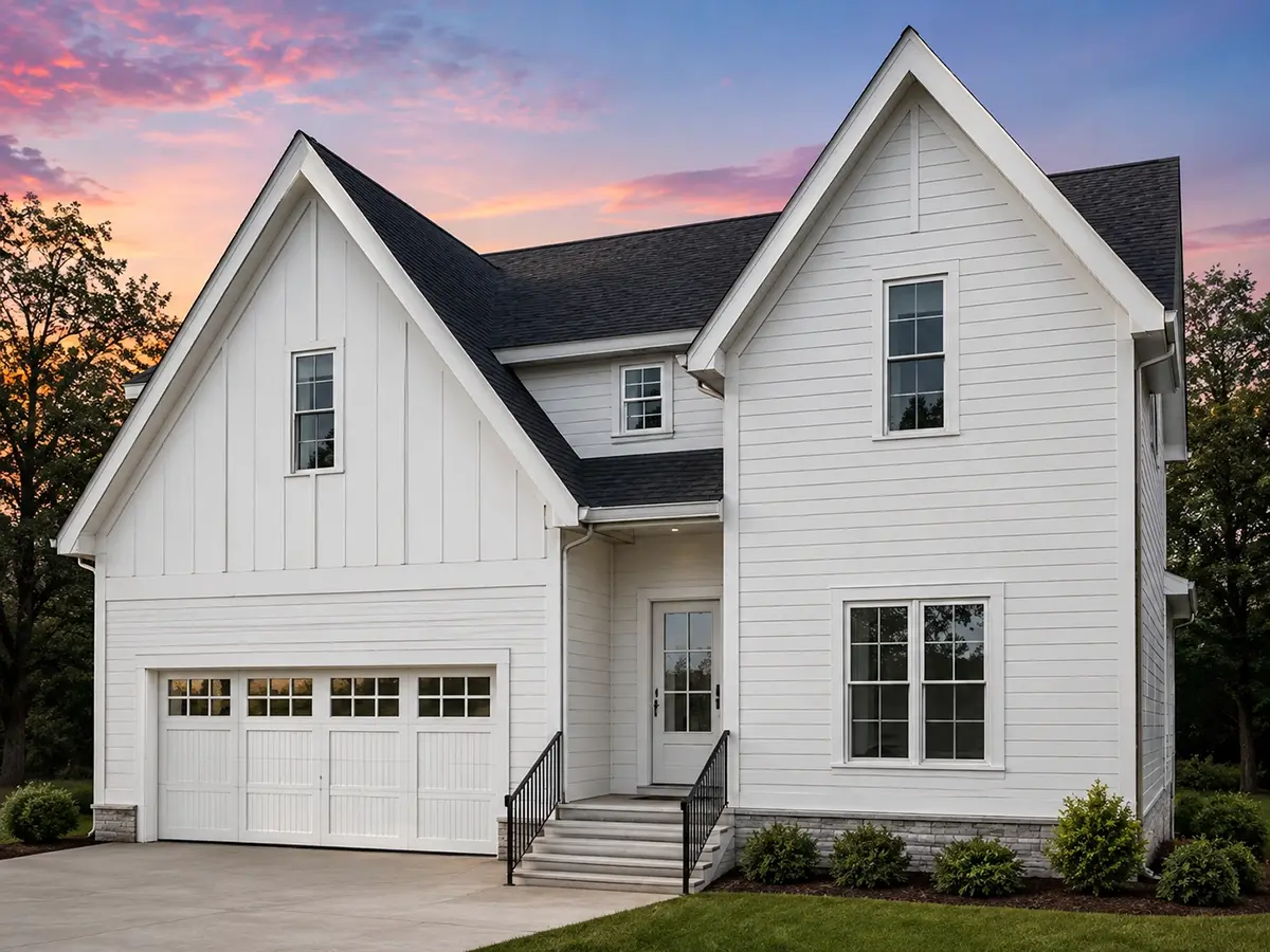 2-Story House Plan 2633 ft²: 4 Beds, 3.5 Baths, Open Floor Plan, 2-Car Garage