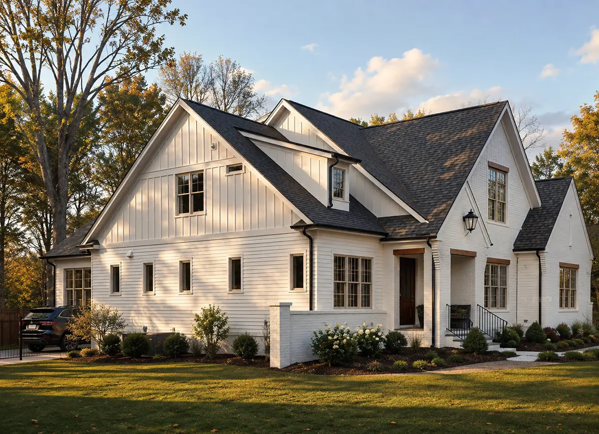 1.5-Story House Plan 4082 ft²: 4 Beds, Home Office, 5 Baths, Open Floor Plan, 3-Car Garage