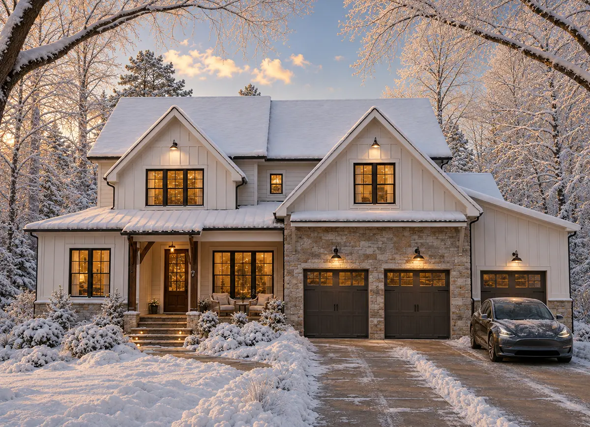 Main Images 3 – 2-Story House Plan 4132 ft²: 4 Beds, Home Office, 4.5 Baths, Open Floor Plan, 3-Car Garage — 50641R