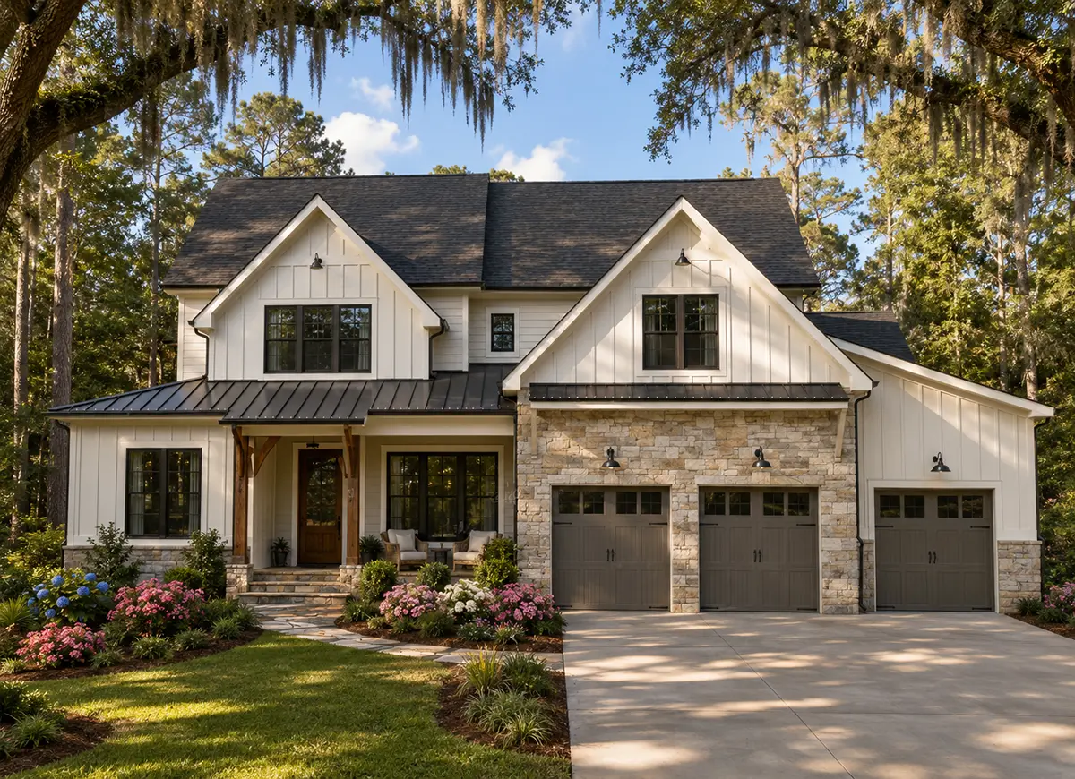 Main Images 2 – 2-Story House Plan 4132 ft²: 4 Beds, Home Office, 4.5 Baths, Open Floor Plan, 3-Car Garage — 50641R