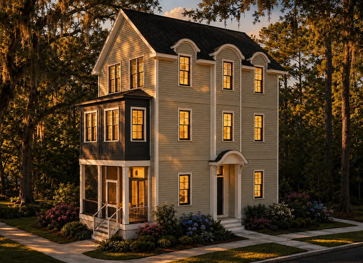 Main Images 3 – 3-Story House Plan 2707 ft²: 5 Beds, Home Office, 3.5 Baths, Open Floor Plan, without Garage — 24322R