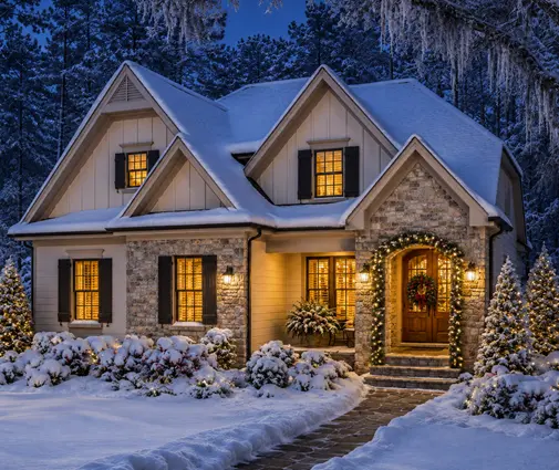 Thumbnail 1 – 2-Story House Plan 3422 ft²: 5 Beds, 3.5 Baths, Open Floor Plan, 2-Car Garage — 70890R
