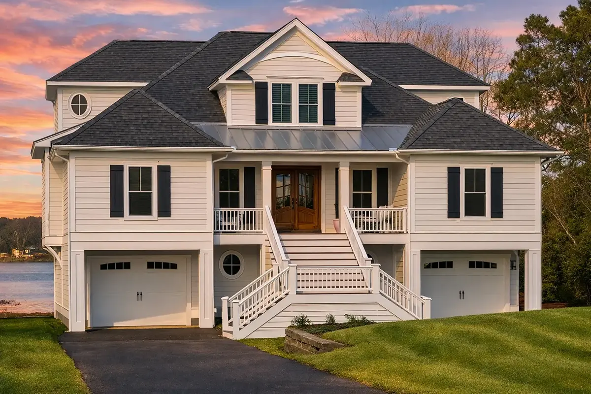 Main Images 4 – 3-Story House Plan 4670 ft²: 4 Beds, Home Office, 3.5 Baths, Open Floor Plan, 2-Car Garage — 92833R