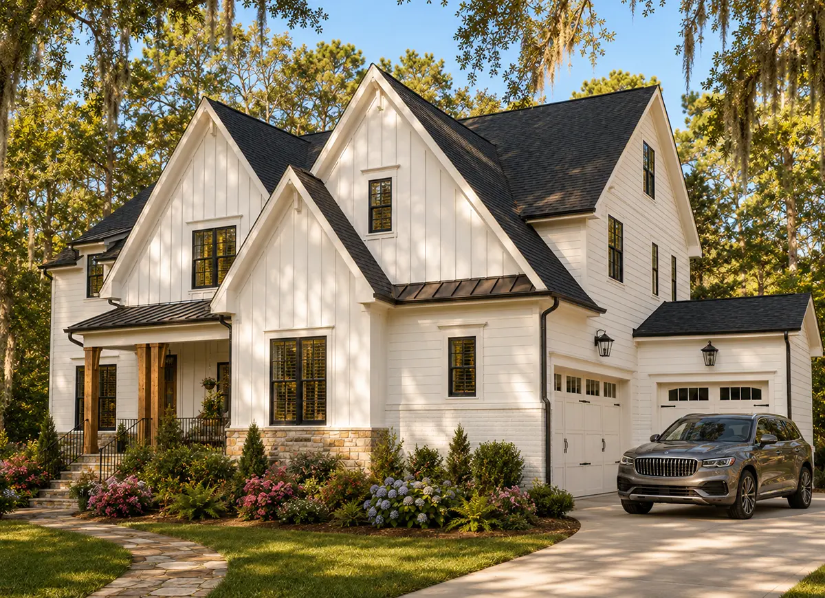 Main Images 3 – 3-Story House Plan 4001 ft²: 5 Beds, Home Office, 5.5 Baths, Open Floor Plan, 3-Car Garage — 29445R