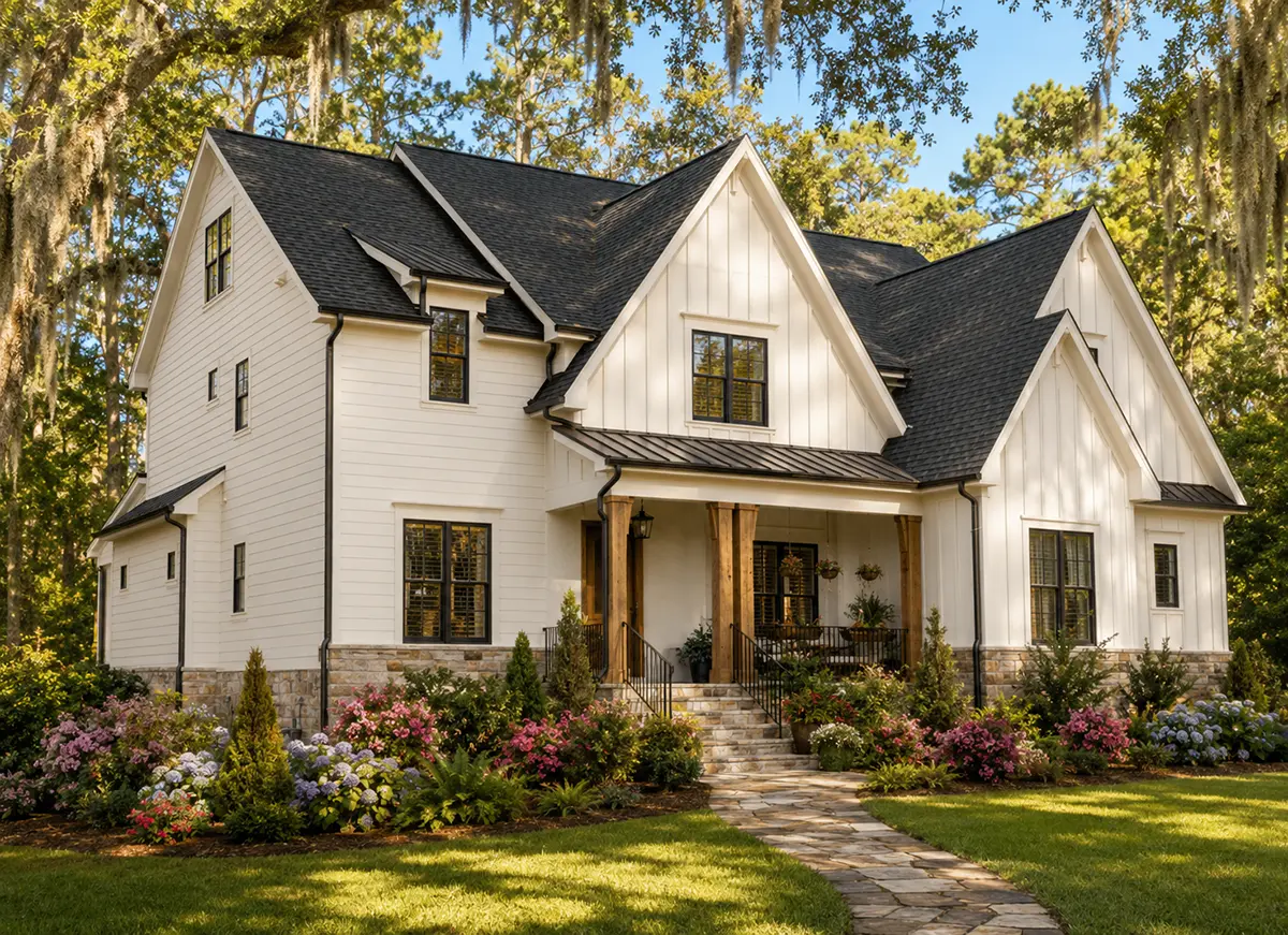 Main Images 2 – 3-Story House Plan 4001 ft²: 5 Beds, Home Office, 5.5 Baths, Open Floor Plan, 3-Car Garage — 29445R