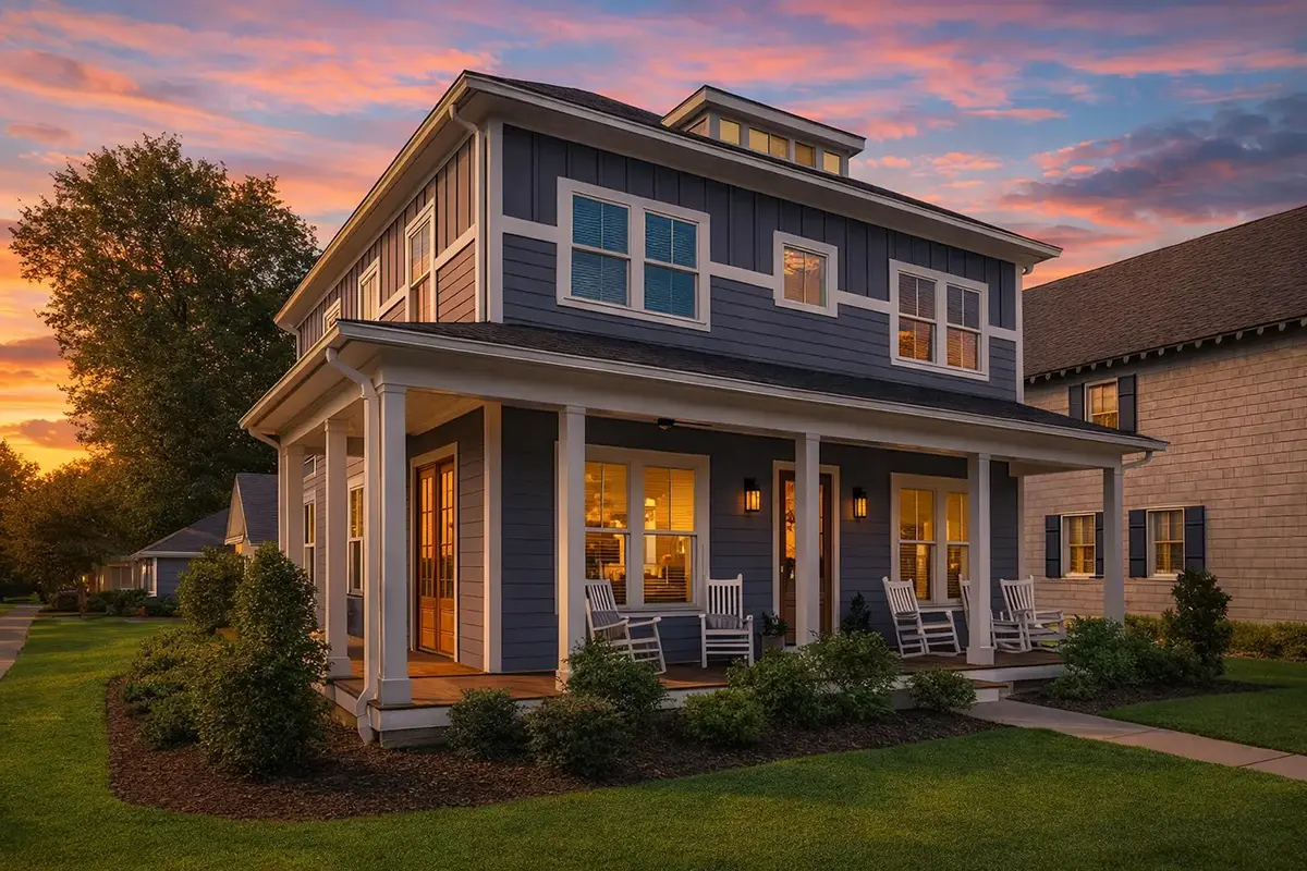 Main Images 2 – 2-Story House Plan 2649 ft²: 3 Beds, Home Office, 3 Baths, Open Floor Plan, without Garage — 39006R