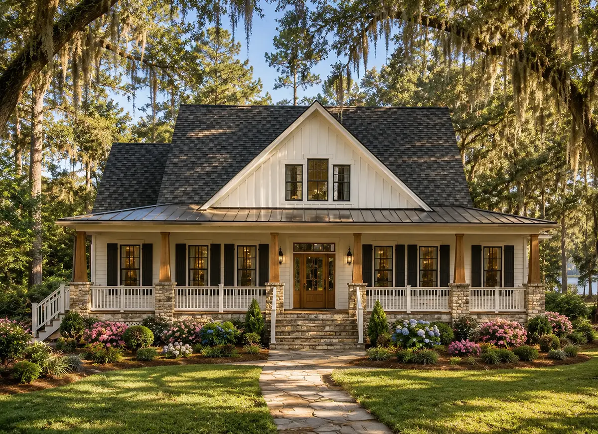 Main Images 4 – 1.5-Story House Plan 2506 ft²: 3 Beds, 2.5 Baths, Open Floor Plan, without Garage — 78316R