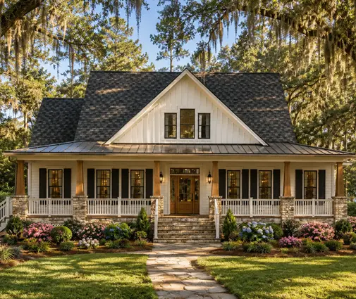 Thumbnail 1 – 1.5-Story House Plan 2506 ft²: 3 Beds, 2.5 Baths, Open Floor Plan, without Garage — 78316R