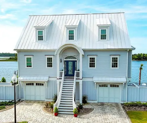 Thumbnail 1 – 3-Story House Plan 3021 ft²: 3 Beds, 3 Baths, Open Floor Plan, 4-Car Garage — 89558R