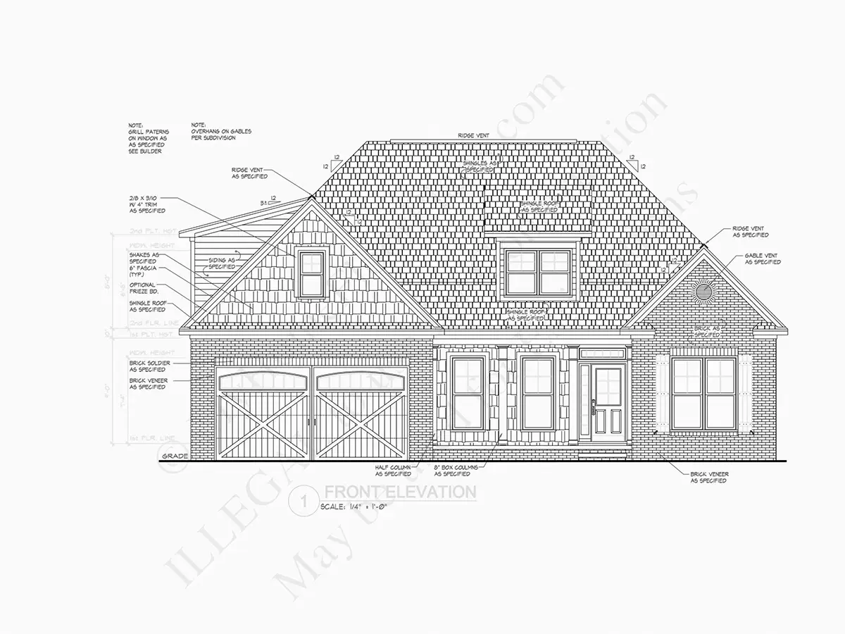 Actual Photos of House 23 – 1.5-Story House Plan 2836 ft²: 3 Beds, 3 Baths, Open Floor Plan, 2-Car Garage — 85125R