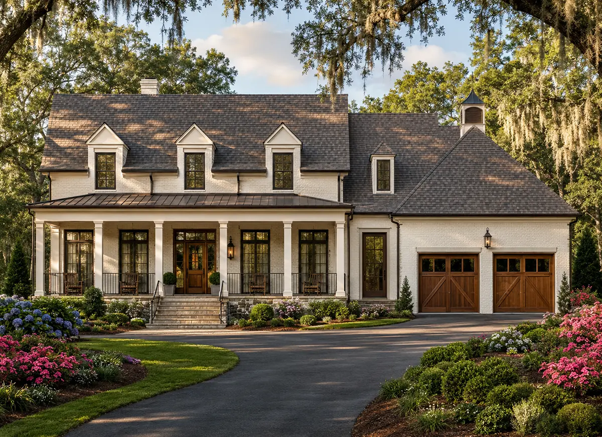 Main Images 2 – 2-Story House Plan 6086 ft²: 6 Beds, 6 Baths, 2-Car Garage — 25088R