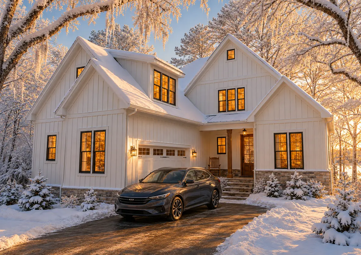 Main Images 3 – 2-Story House Plan 3143 ft²: 4 Beds, 3.5 Baths, Open Floor Plan, 2-Car Garage — 77487R