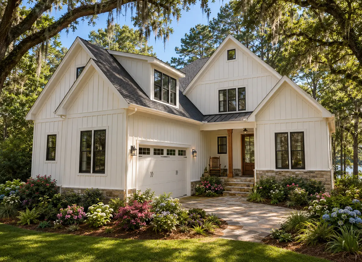 Main Images 2 – 2-Story House Plan 3143 ft²: 4 Beds, 3.5 Baths, Open Floor Plan, 2-Car Garage — 77487R
