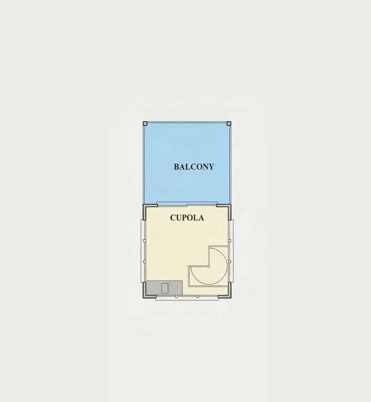 Third Floor 10 – 3-Story House Plan 2722 ft²: 4 Beds, 3.5 Baths, Open Floor Plan, without Garage — 32819R