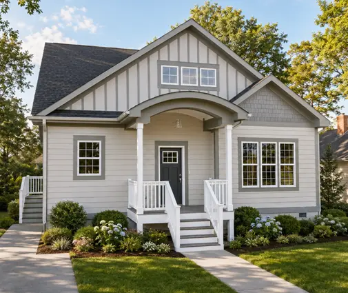 Thumbnail 1 – 1.5-Story House Plan 1744 ft²: 3 Beds, 2.5 Baths, Open Floor Plan, without Garage — 92980R