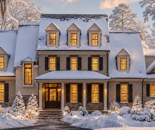 Thumbnail 1 – 3-Story House Plan 5621 ft²: 4 Beds, Home Office, 7 Baths, Open Floor Plan, 3-Car Garage — 95085R