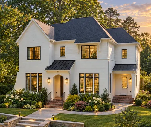 Thumbnail 1 – 2-Story House Plan 4400 ft²: 5 Beds, 5.5 Baths, Open Floor Plan, without Garage — 30387R