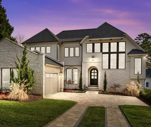 Thumbnail 1 – 2-Story House Plan 5152 ft²: 5 Beds, Home Office, 5.5 Baths, Open Floor Plan, 2-Car Garage — 63139R