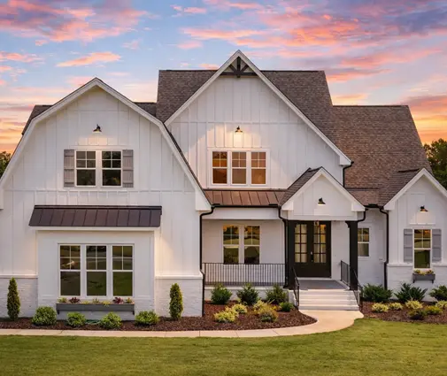 Thumbnail 1 – 1.5-Story House Plan 3912 ft²: 5 Beds, 4.5 Baths, Open Floor Plan, 3-Car Garage — 64220R
