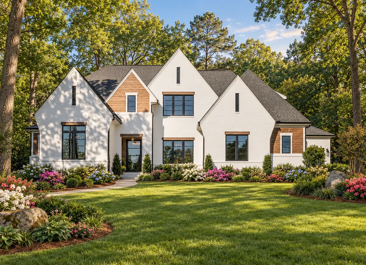 Main Images 2 – 2-Story House Plan 4037 ft²: 4 Beds, Home Office, 5 Baths, Open Floor Plan, 3-Car Garage — 32038R