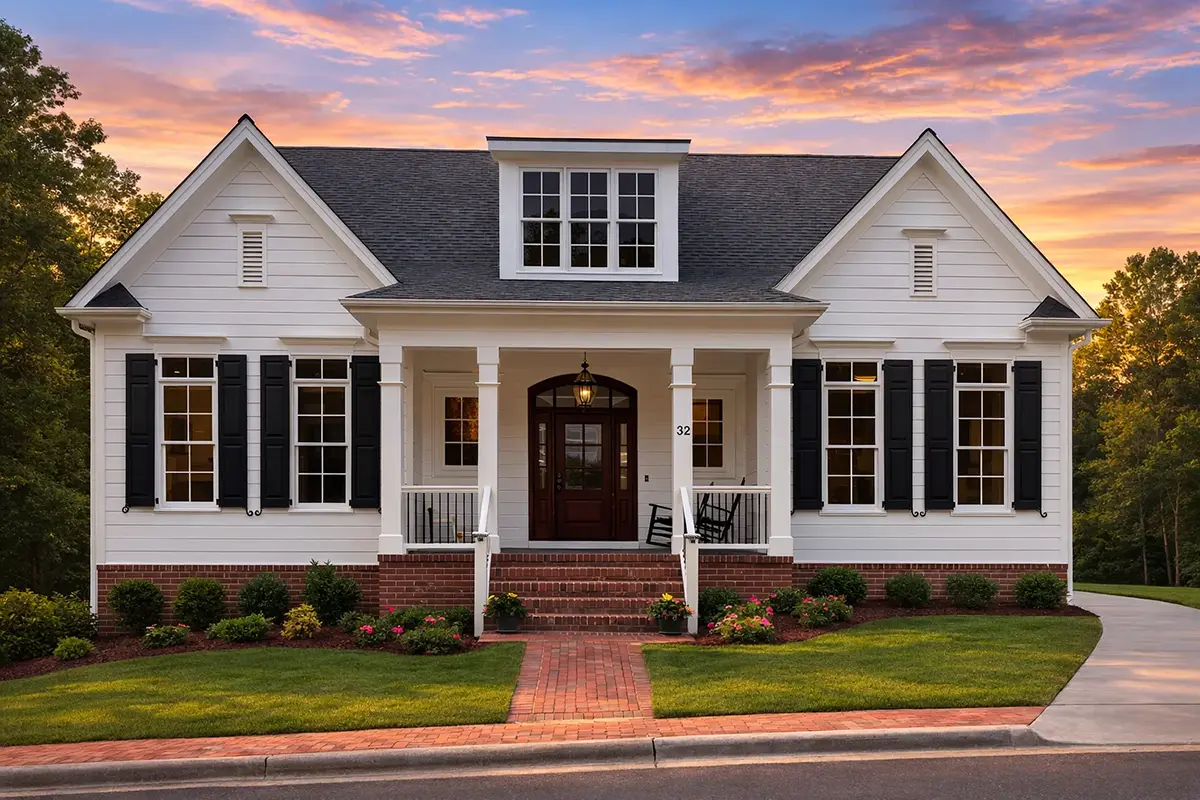 Main Images 4 – 1.5-Story House Plan with Basement 4539 ft²: 4 Beds, Home Office, 5.5 Baths, Open Floor Plan, without Garage — 24814R